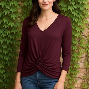 SOHO JEANS/NY& CO Jersey Knit Tee, XS